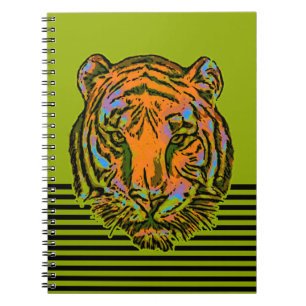Cuaderno Pop Art TIGER HEAD + tu trasero. e ideas