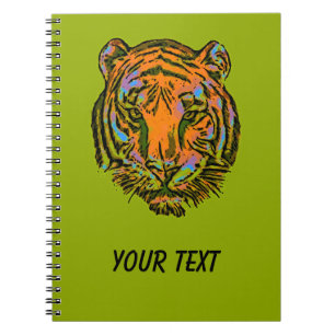Cuaderno Pop Art TIGER HEAD + tu trasero. e ideas