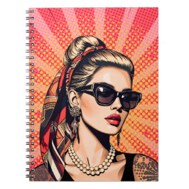 Cuaderno Pop Art Woman – Retro Chic