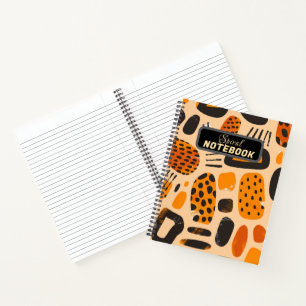Cuaderno "Pop de Sabana: Vibraciones Tribales en Naranja y 