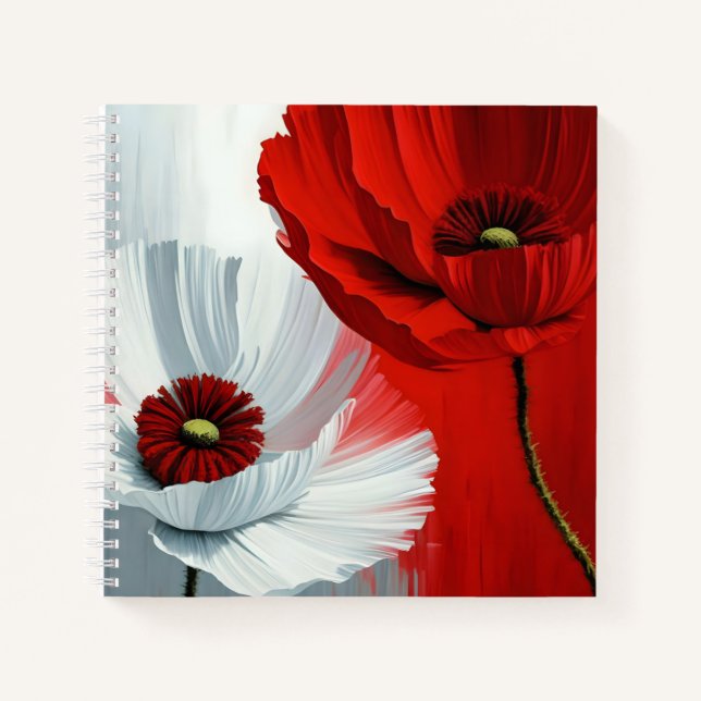 Cuaderno Popas rojas y blancas (Anverso)