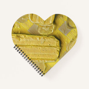 Cuaderno Popsicas de helado amarillo