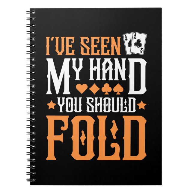 Cuaderno Póquer que he visto mi mano (Frente)