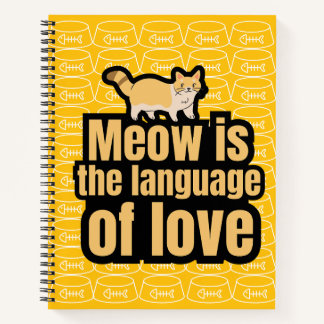 Cuaderno Por el amor a los gatos