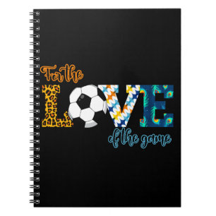 Cuaderno Por El Amor Del Juego De Fútbol Mamá Leopard