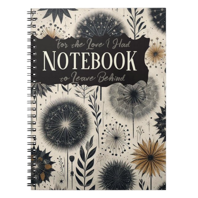 Cuaderno Por el amor que tuve que dejar atrás (Frente)