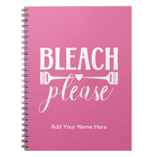 Cuaderno Por favor decolorar - Diario de estilista de peluq