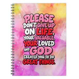 Cuaderno Por favor no te rindas