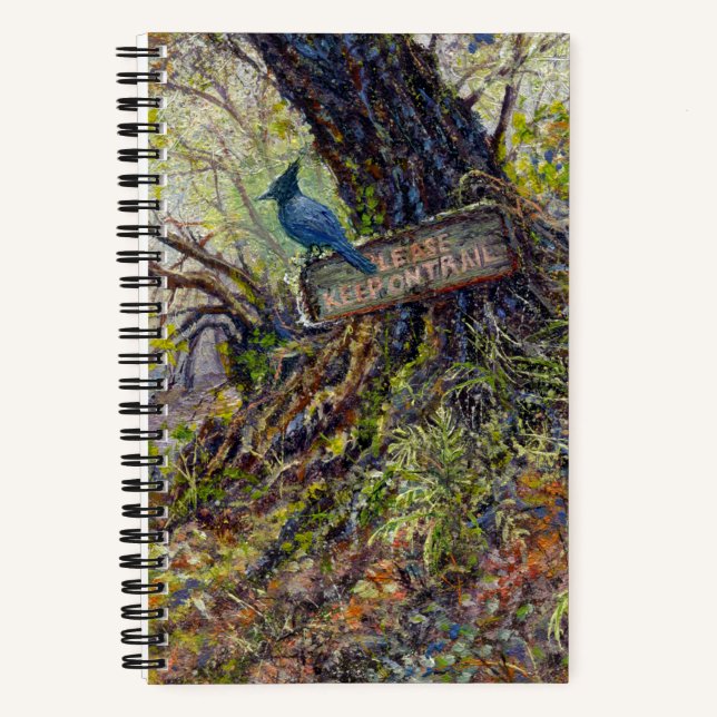 Cuaderno "Por favor, siga en senderos" (Anverso)