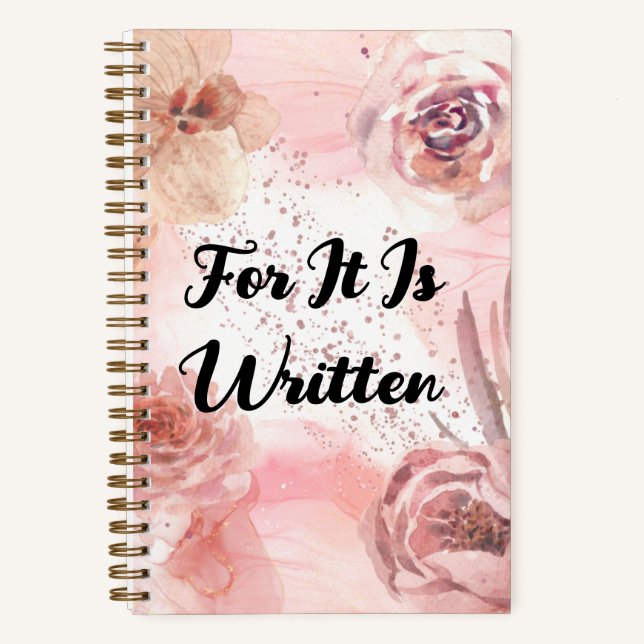 Cuaderno Por Lo Que Se Escribe Floral Journal (Anverso)