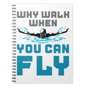 Cuaderno Por Qué Caminar Cuando Se Puede Volar Bañando Mari