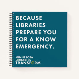 Cuaderno Porque conoce el bloc de notas cuadrado