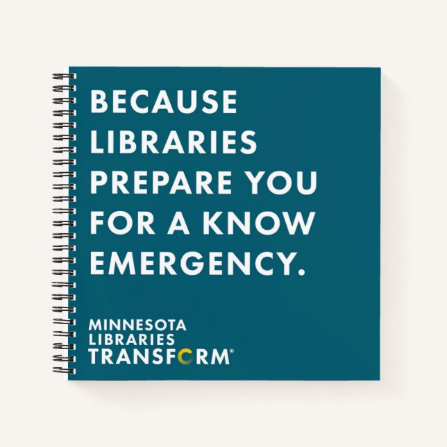 Cuaderno Porque conoce el bloc de notas cuadrado (Anverso)