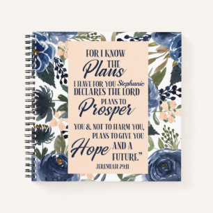 Cuaderno Porque Conozco Los Planes Que Tengo Para Ti Jeremí