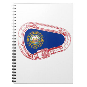 Cuaderno Porta llaves para escalada de la bandera de New Ha