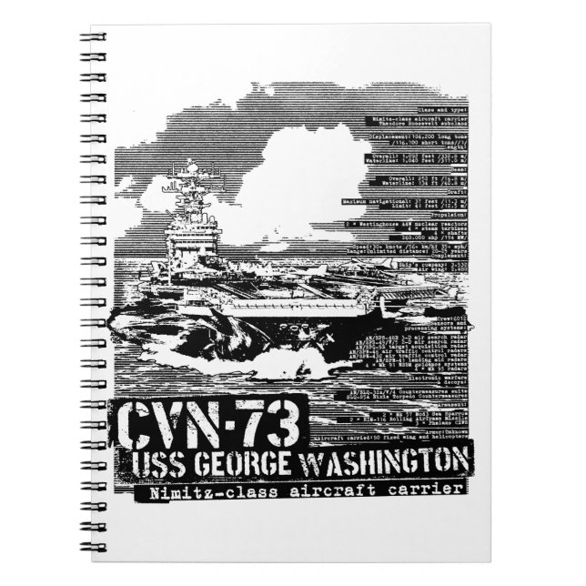 Cuaderno Portaaviones George Washington (Frente)
