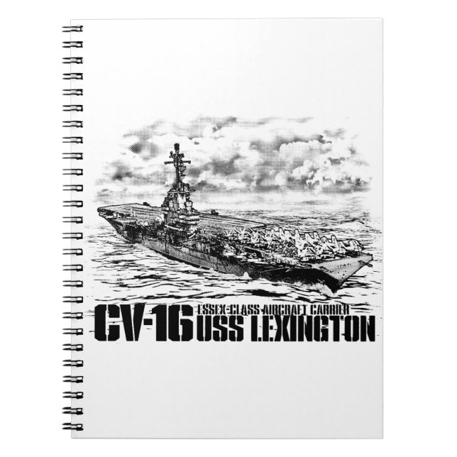 Cuaderno Portaaviones Lexington Fuji portátil (Frente)