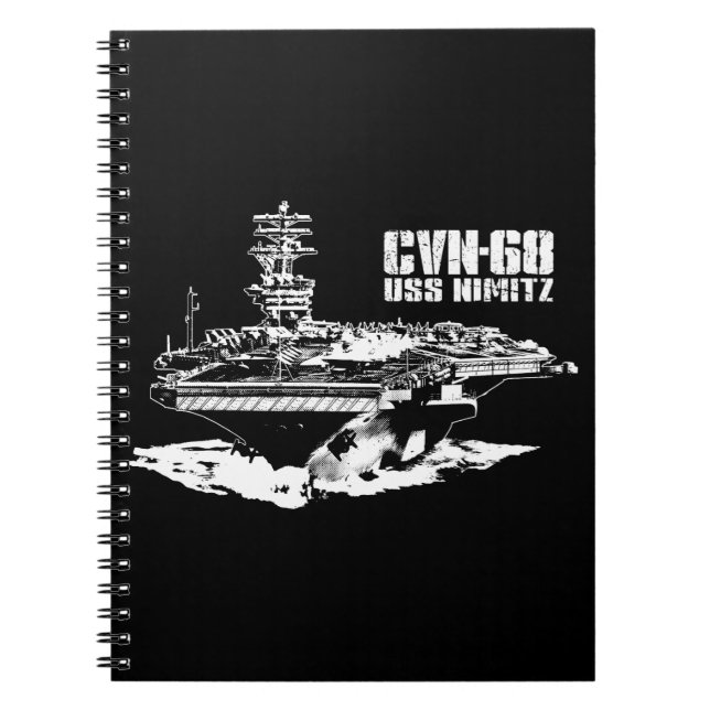 Cuaderno Portaaviones Nimitz Fuji portátil (Frente)