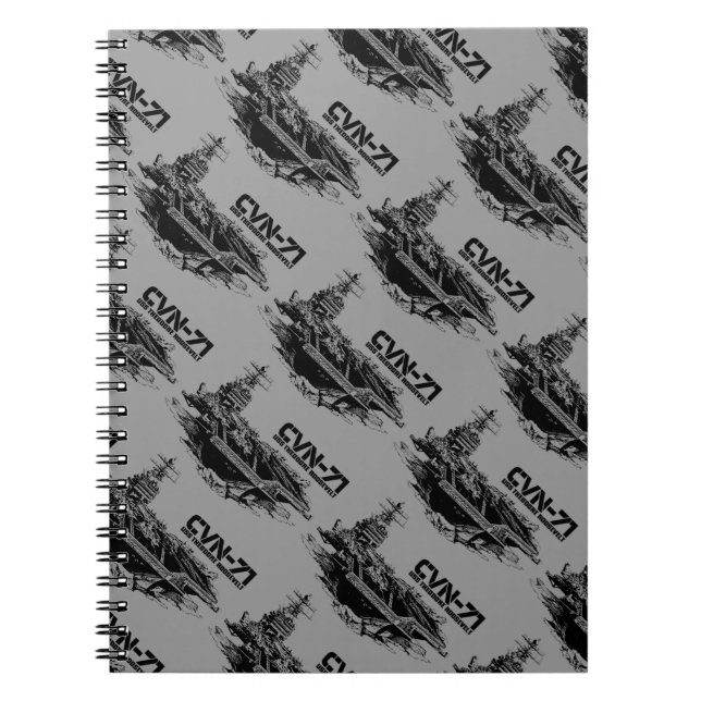 Cuaderno Portaaviones Theodore Roosevelt Fuji portátil (Frente)