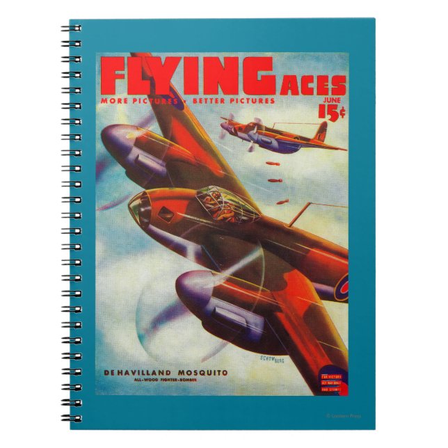 Cuaderno Portada 5 de la revista Flying Aces (Frente)