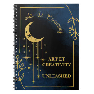 Cuaderno Portada de la "Creatividad Espiral Celestial"