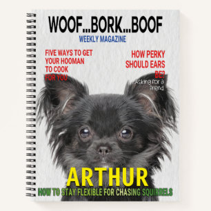 Cuaderno Portada de la revista Chihuahua Parody