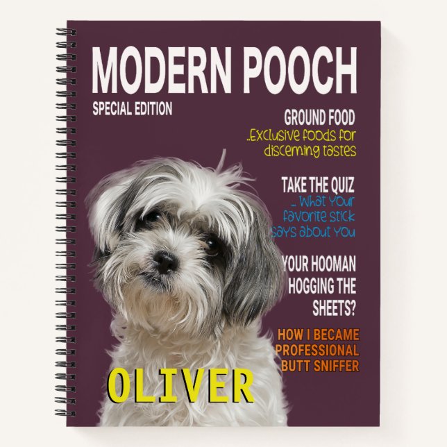 Cuaderno Portada de la revista Shih Tzu Parody (Anverso)