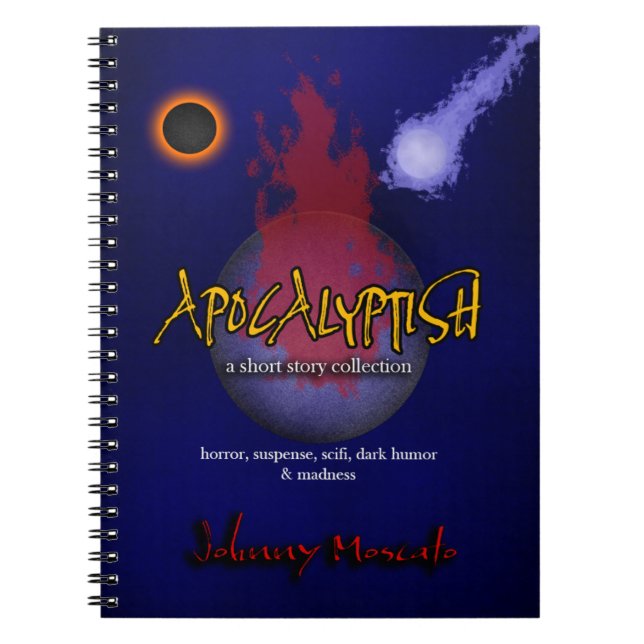 Cuaderno Portada de libro apocalíptico (Frente)