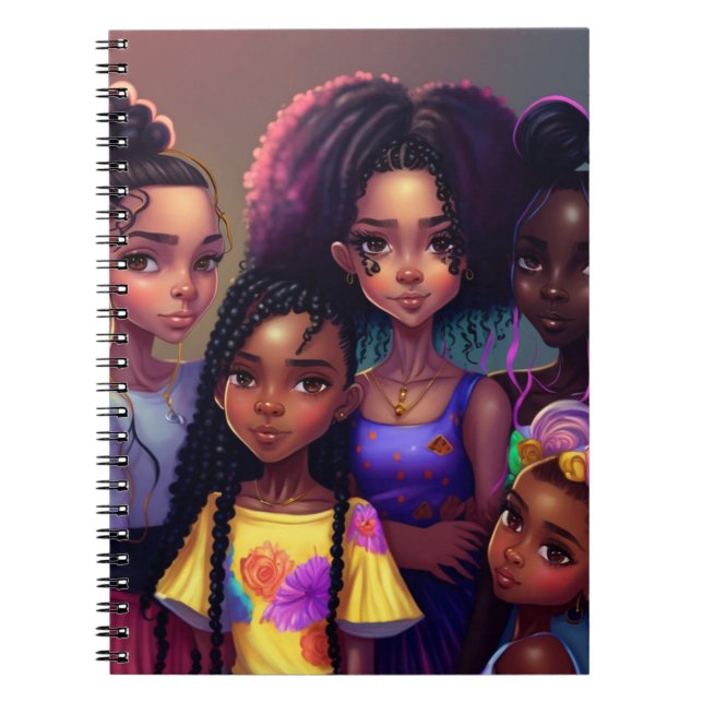 Cuaderno Portada de papel suave portátil espiral - Amigos (Frente)