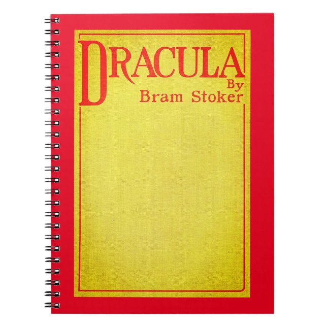Cuaderno Portada del Drácula de la primera edición (Frente)