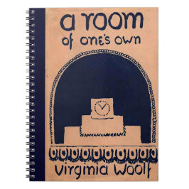 Cuaderno Portada del libro de Virginia Woolf una habitación