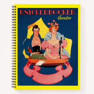 Cuaderno Portada del proyecto de ley del Teatro Knickerbock