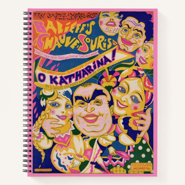 Cuaderno Portada musical de O Katharina de 1924 (Anverso)