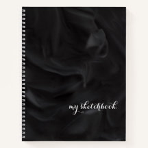 Portada negra personalizada Manual de esbozo Minim
