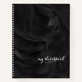 Cuaderno Portada negra personalizada Manual de esbozo Minim