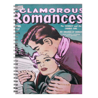 Cuaderno Portada romántica de historietas