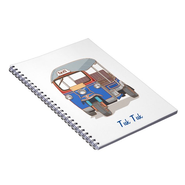 Cuaderno Portada simple de tuk tailandés para portátiles (Lado Derecho)