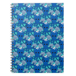 Cuaderno Portapapeles de Octopus azul cúbico