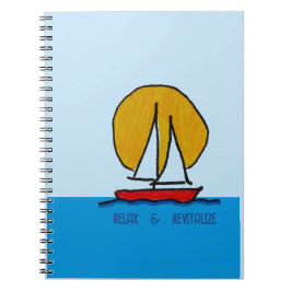 Cuaderno Portapapeles de velero bajo el sol