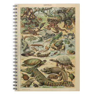 Cuaderno Portátil Adolphe Millot Reptile Pattern