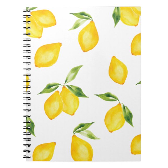 Cuaderno Portátil amarillo limón (Frente)