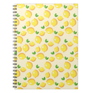 Cuaderno Portátil, amarillo, limón, Zitrone, Notizbuch