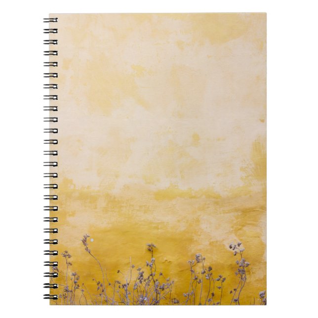 Cuaderno Portátil amarillo y lavanda (Frente)