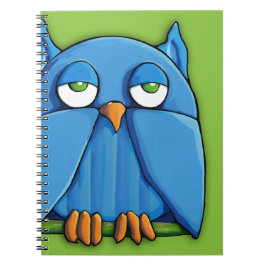 Cuaderno Portátil Aqua Owl green 2