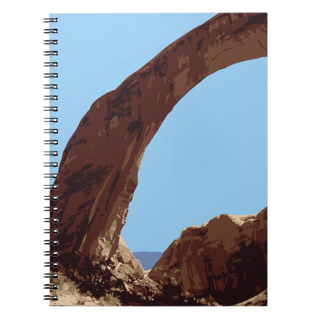 Cuaderno Portátil Arches, Diario del Parque Nacional (Frente)