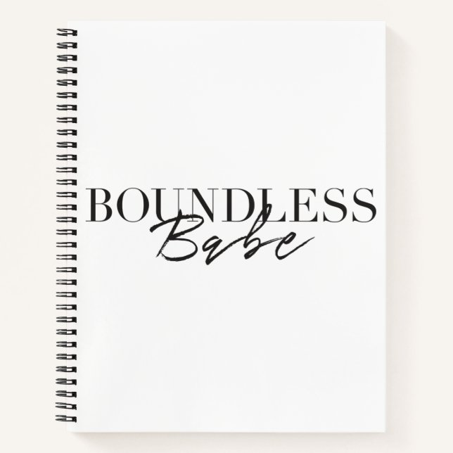 Cuaderno Portátil Babe sin límites (Anverso)
