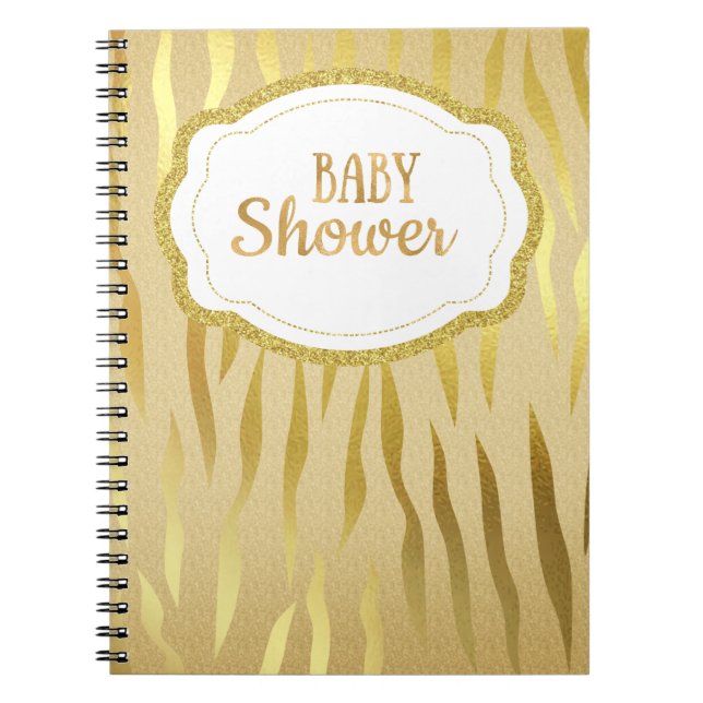 Cuaderno Portátil Baby Shower con barra de impresión de ceb (Frente)