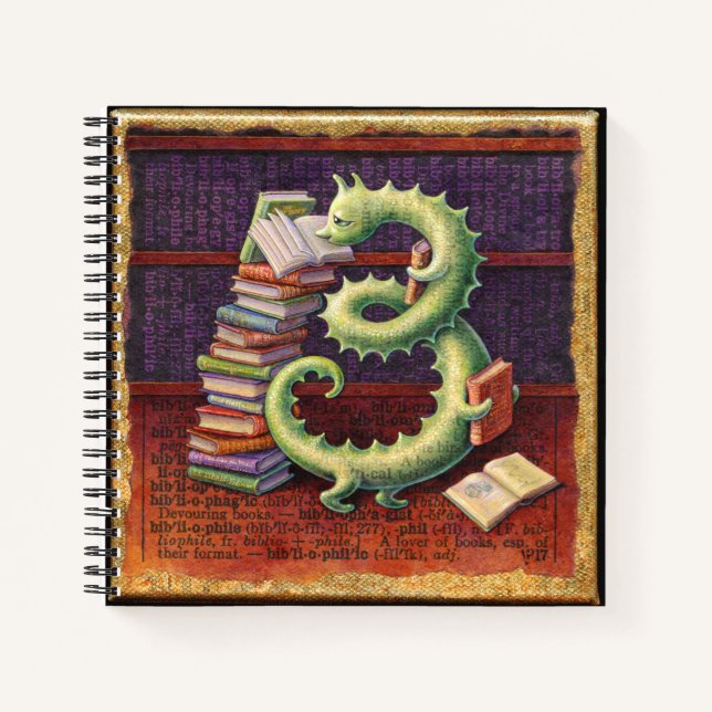 Cuaderno Portátil bibliófilo (Anverso)