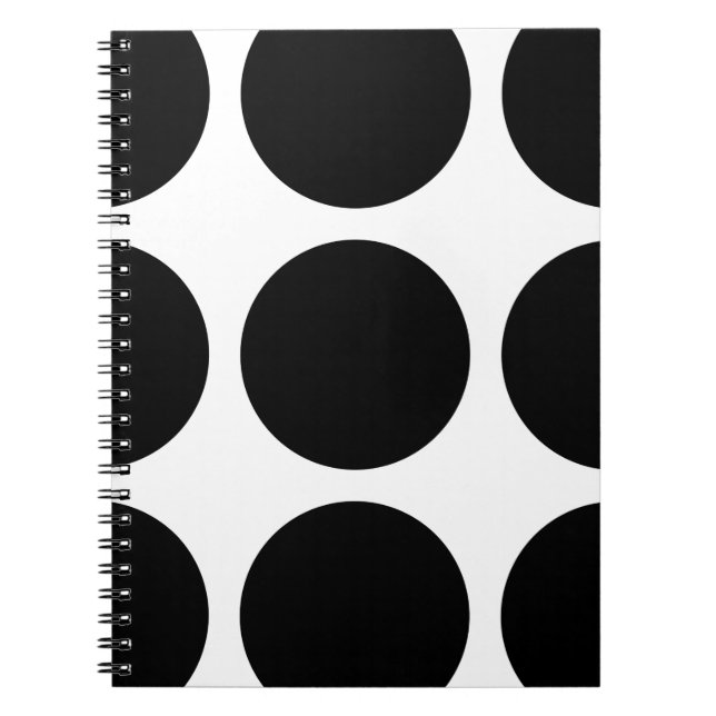 Cuaderno Portátil Big Polka Dots (Frente)