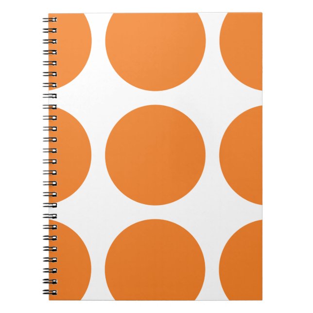Cuaderno Portátil Big Polka Dots (Frente)